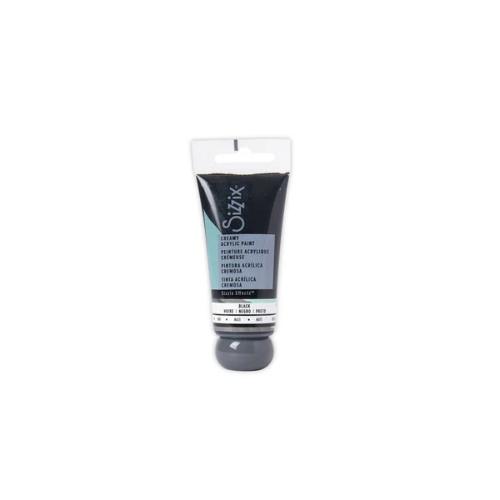Sizzix Creamy Matte Acrylic Paint Black 60ml (664558)