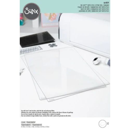 Sizzix Big Shot Switch Plus Accessory Cutting Pads, 1 Pair, Standard - Postage as per Actual
