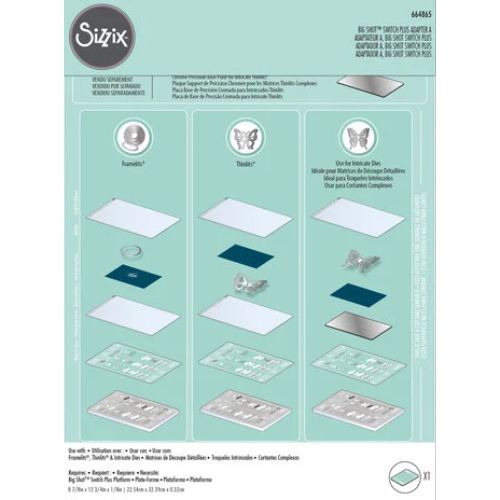 Sizzix Big Shot Switch Plus Accessory Adapter A, Standard - Postage as per Actual