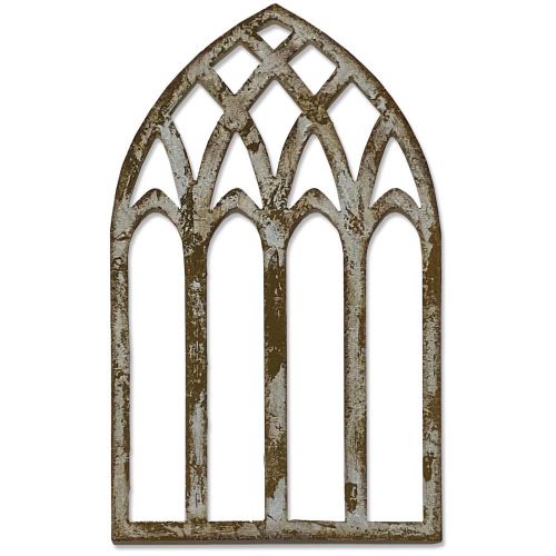 Sizzix Bigz Die By Tim Holtz Cathedral Window