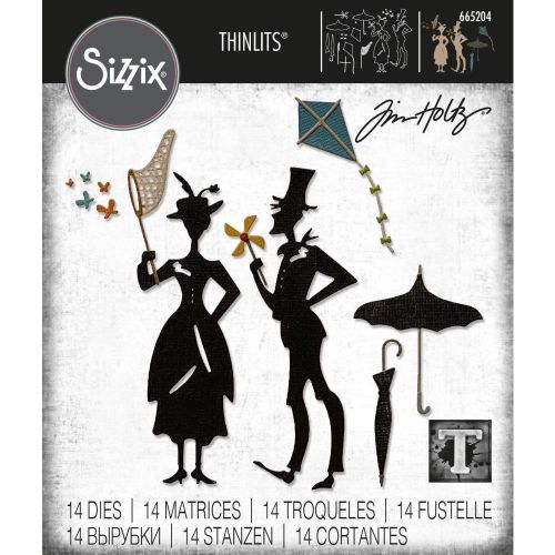 Sizzix Thinlits Dies By Tim Holtz 14/Pkg The Park