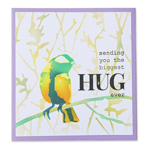 Sizzix - Layered Stencils 4PK - Bird & Branches by Olivia Rose