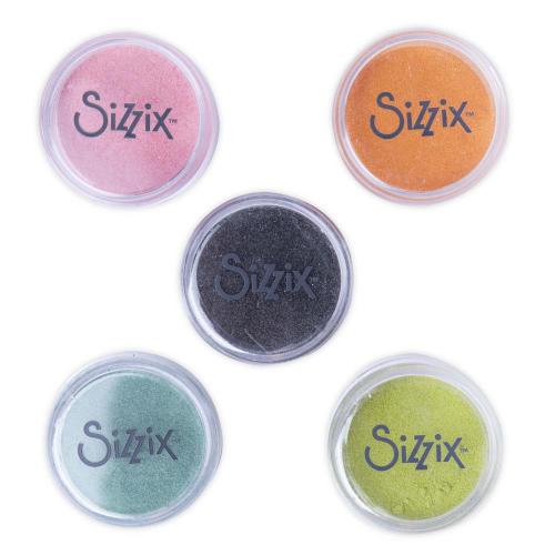 Sizzix Making Essential Opaque Embossing Powder 12g Muted, 5/Pkg
