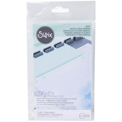 Sizzix Stencil & Stamp Tool Accessory - Universal Stencil Converters, 10PK