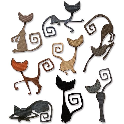 Sizzix Thinlits Die Set 16PK - Mischievous by Tim Holtz