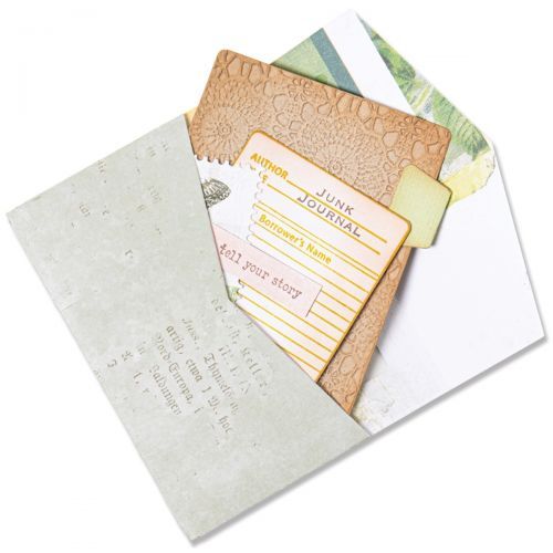 Sizzix Thinlits Die Set 6PK - Journaling Card, Envelope & Windows by Eileen Hull - Postage as per Actual