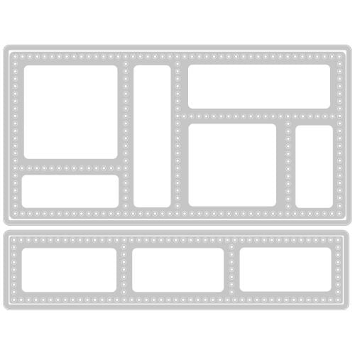 Sizzix Thinlits Die Set 4PK - Mini Slimline & Tickets by Eileen Hull - Postage as per Actual