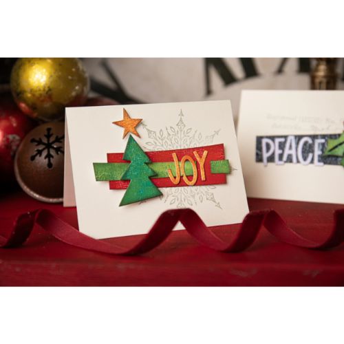 Sizzix Thinlits Die Set 11PK - Big Tidings by Tim Holtz