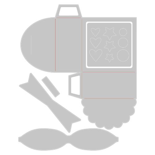 Sizzix Thinlits Die Set - 5PK Treat Box by Jennifer Ogborn