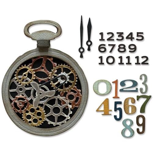Sizzix Thinlits Dies By Tim Holtz 29/Pkg Vault Watch Gears