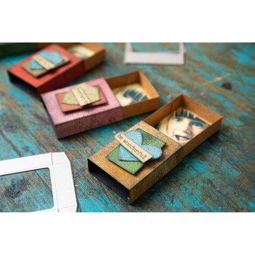 Sizzix Thinlits Dies By Tim Holtz 10/Pkg Vault Matchbox