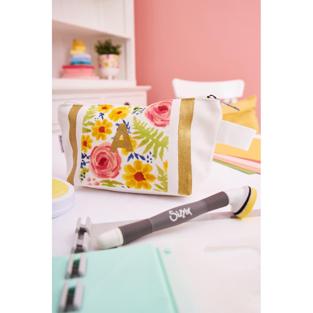 Sizzix A6 Layered Stencil 4/Pkg Abstract Blooms