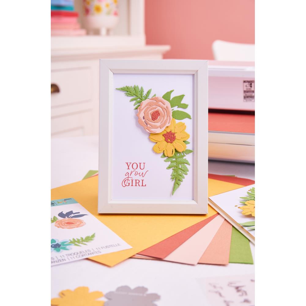 Sizzix Thinlits Dies 11/Pkg Flowers & Ferns