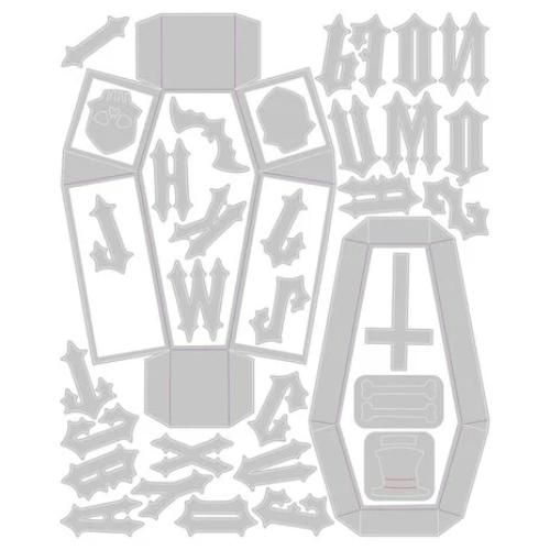 Sizzix Thinlits Die by Tim Holtz Vault Coffin Box (34pcs)