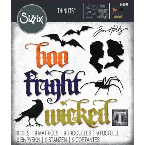Sizzix Thinlits Die by Tim Holtz Vault Gothic Portraits (9pcs)