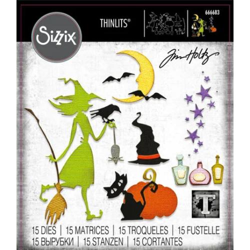 Sizzix Thinlits Die by Tim Holtz Vault Wicked (15pcs)
