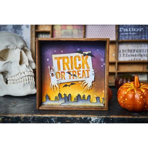 Sizzix Thinlits Die by Tim Holtz Vault Fright Night (11pcs) (666684)
