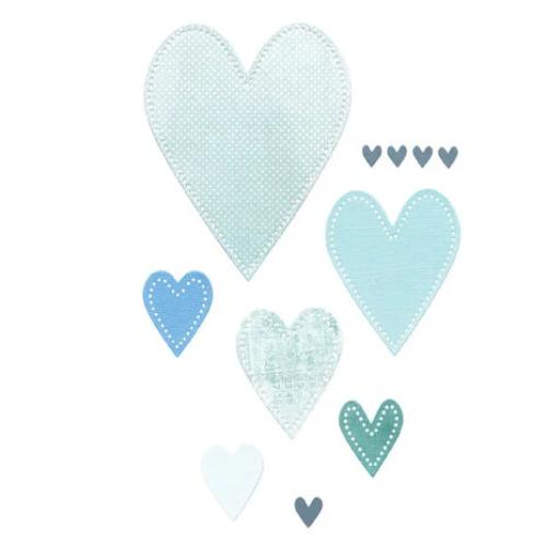 Sizzix Framelits Die Set Stitched Hearts (13pcs) by Eileen Hull (666813)