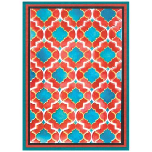 Sizzix A6 Stencil 4PK Textures from Afar #2 by Stacey Park