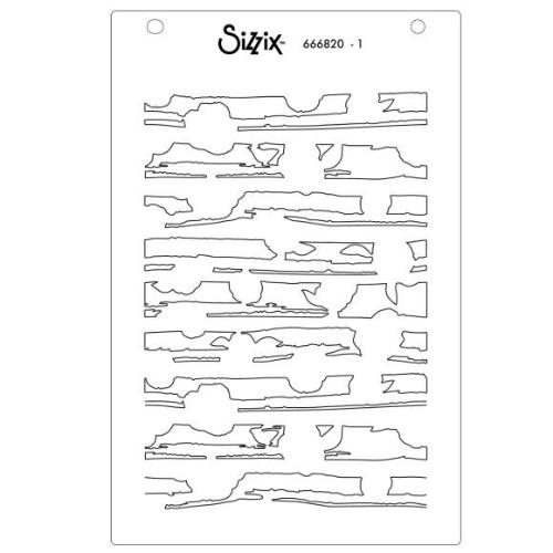 Sizzix A6 Stencil 4PK Serene Sophisticate #2 by Stacey Park