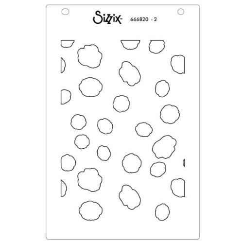 Sizzix A6 Stencil 4PK Serene Sophisticate #2 by Stacey Park
