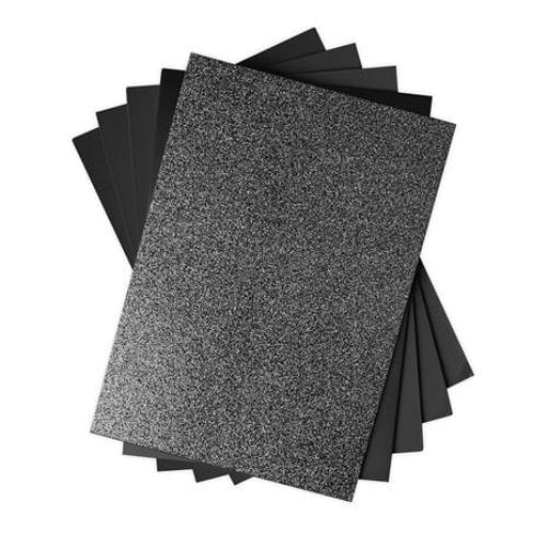 Sizzix Surfacez  Opulent Cardstock, A4, Black, 50 Sheets - Postage as per Actual