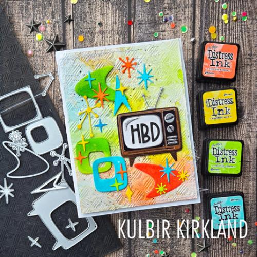 Sizzix Thinlits 24PK Die Set Vault Atomic Retro by Tim Holtz