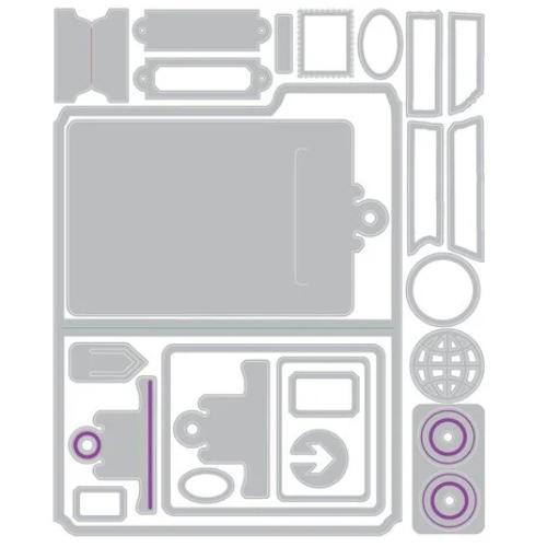 Sizzix Thinlits 24PK Die Set Vault Noteworthy by Tim Holtz