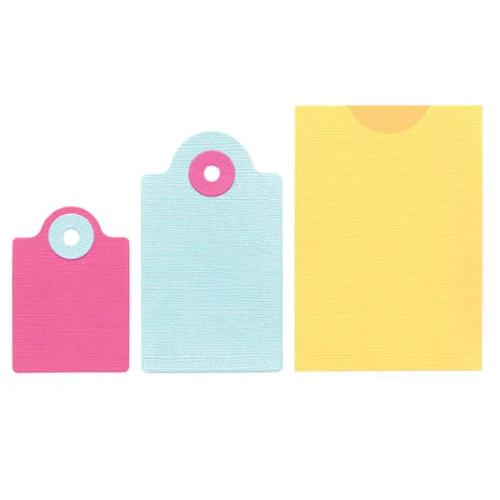 Sizzix Thinlits Die Set Ephemera Pocket & Tags (4pcs) by Eileen Hull (667068)