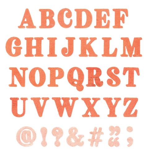 Sizzix Thinlits Die Set Lino Type Revival by 49 & Market (667221)