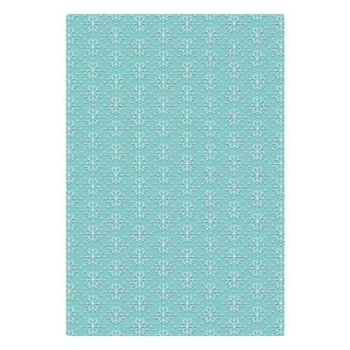 Sizzix 2D Texture Fades w/ A5 Embossing Folder Vault Snowflakes #3 by Tim Holtz (667251)