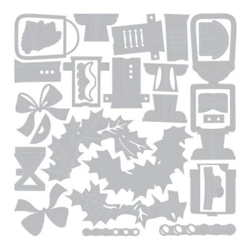 Sizzix Thinlits Die Yuletide Harvey by Tim Holtz (667255)
