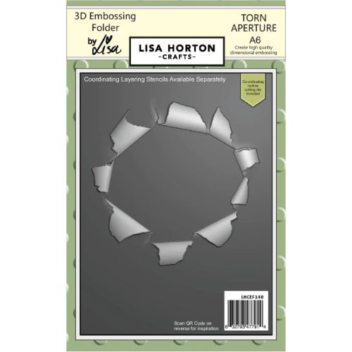 Lisa Horton Torn Aperture 6x6 with Die