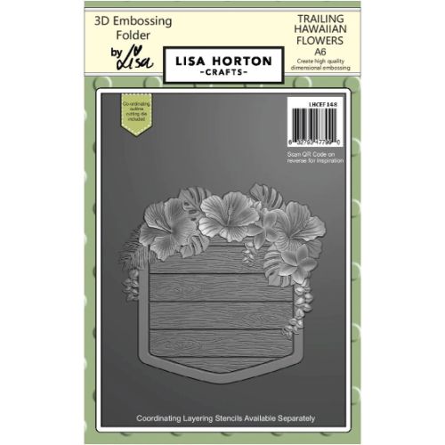 Lisa Horton Trailing Hawaiian Flower 6x6 with Die