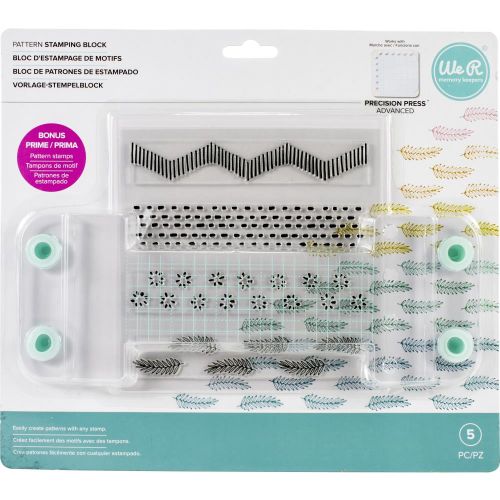 We R Memory Keepers Pattern Stamping Block 5pcs - Postage as per Actual