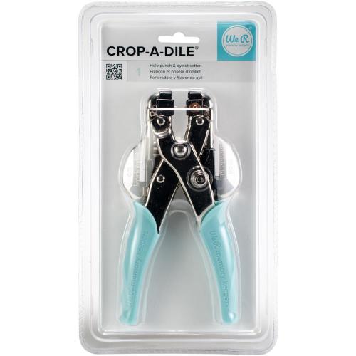 We R Crop-A-Dile Hole Punch & Eyelet Setter Aqua - Postage as per Actual