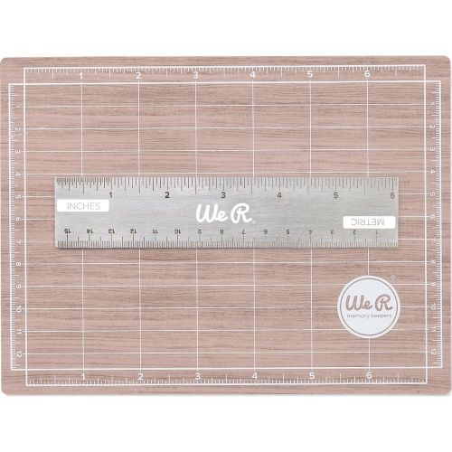 Mini Magnetic Cutting Mat & Ruler Set