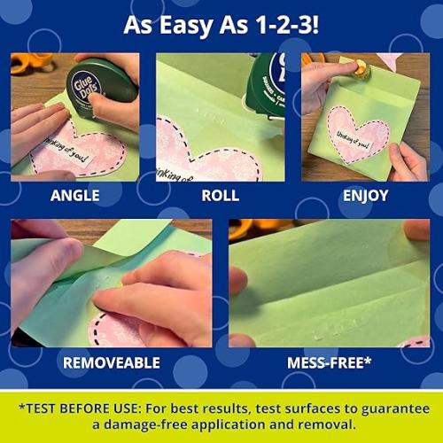 Glue Dots - Glue Squares - 450 Squares in Dot N Go