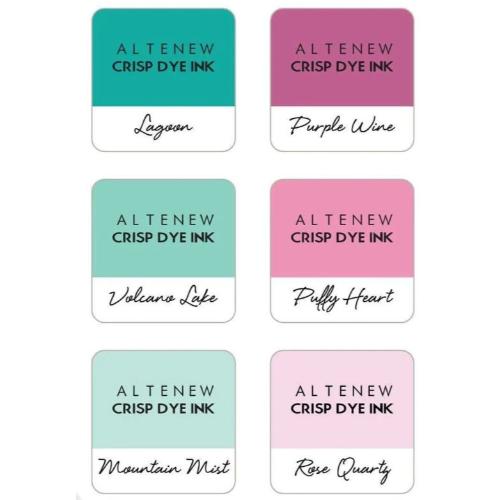 Altenew - Crisp Die Ink Mini Cube Set Of 6 - Northern Lights Alt1723