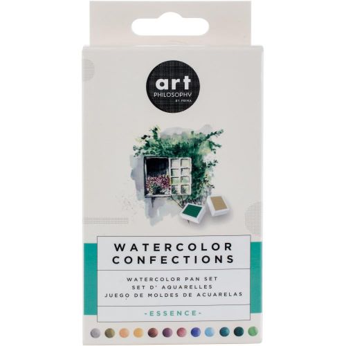 Prima Watercolor Confections Watercolor Pans 12/Pkg Essence