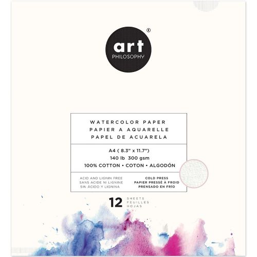 Prima Marketing Art Philosophy Watercolor Paper Pad A4 12 Sheets