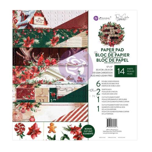 Prima Marketing Double-Sided Paper Pad 12"X12" 26/Pkg-From The North Pole - Postage as per Actual