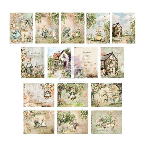 Prima Marketing - Homegrown Collection 3X4 Journaling Cards - 45 sheets
