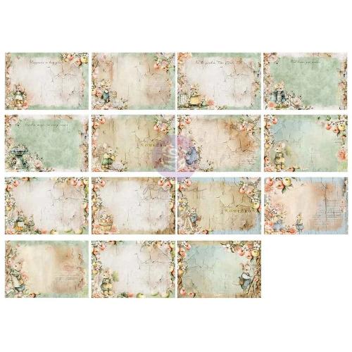 Prima Marketing - Homegrown Collection 4X6 Journaling Cards - 45 sheets