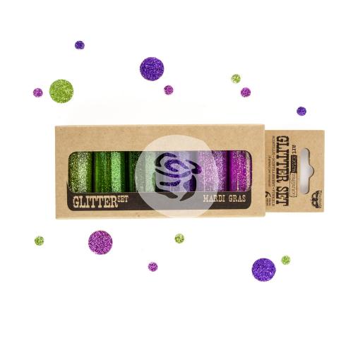 Finnabair Art Extravagance Glitter 6g 6/Pkg-Mardi Gras