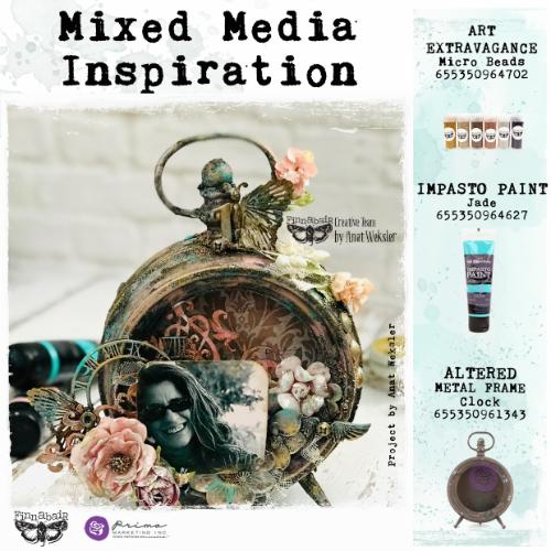 Finnabair Art Ingredients Micro Beads 6/Pkg-Metallic