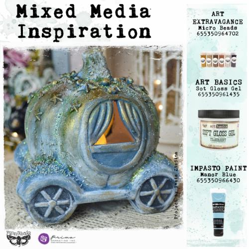 Finnabair Art Ingredients Micro Beads 6/Pkg-Metallic