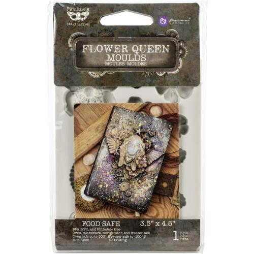 Finnabair Decor Moulds 3.5"X4.5" Flower Queen