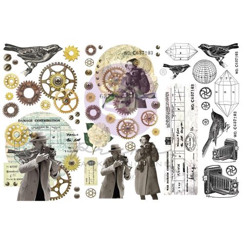 Finnabair Mini Transfers 6"X12" 3/Sheets Photo Passion