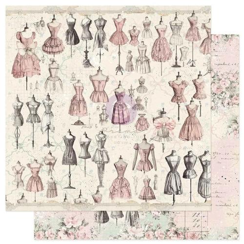 Prima Marketing - Buttons & Keepsakes Collection 12x12 Paper Pad - Postage as per Actual